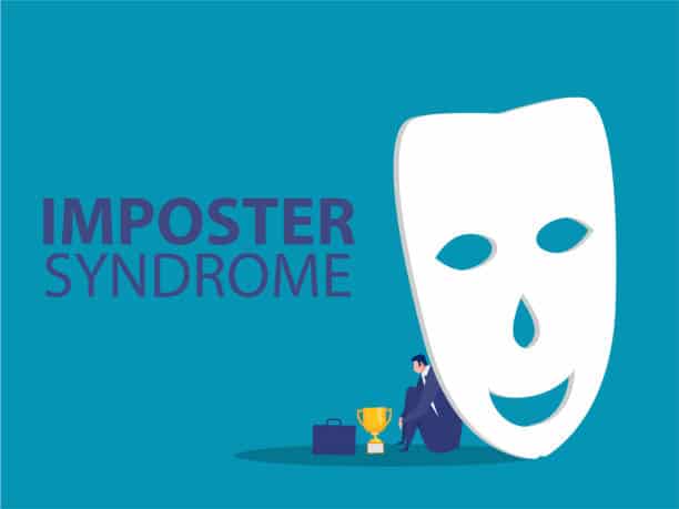 graphic of man behind a large mask