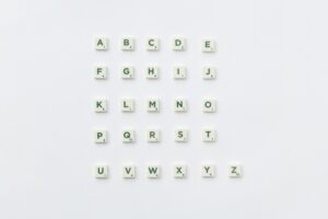 letters of the alphabet for corporate jargon dictionary