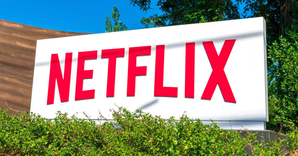 Netflix HQ Sign Logo